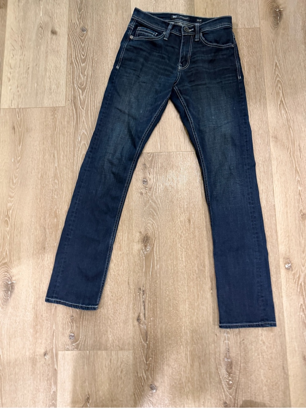 Buckle Dark Blue Slim Men's Jeans